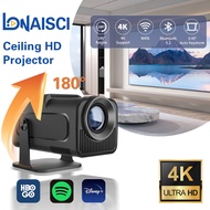 HY320 4K Projector Full HD LCD Portable Home Smart Projector 180°Flip RAM 2G ROM 16G RAM  Android 13