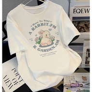 KATUN Korean Women's T-Shirt/Korean Version Of Tshirt/Cotton Top T-Shirt/Latest Women's Top/Tosian Women's Top/100%Cotton/Cute Rabbit Print