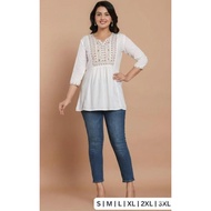 Rayon Embroidery Top For Women By Inaaya Fabric