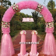 Heart Arch Flower Stand Opening Props Finished Product Silk Flower Door Shape 9wor Wedding Flower Ce