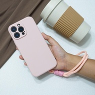 Case Square + Strap Boni Lucu FOR REALME NOTE 50 REALME C35 C55 C53 C51S REALME NOTE 60 REALME C65 C