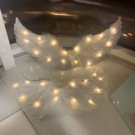 Luminous Feather Wings Angel Feather Wings Princess Feather Wings Little Girl Photo Show Props Flowe