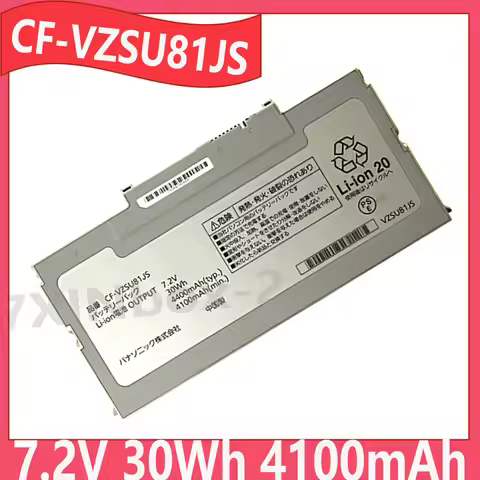 30Wh CF-VZSU81JS 7.2V 4100mAh Laptop Battery For Panasonic CF-AX3 CF-AX2 CF-VZSU85 CF-VZSU85JS CF-VZ