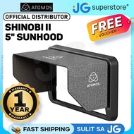 Atomos 5" Sunhood for Shinobi II HDR Video Monitor Snap On Mounting for Videography Studio Equipment