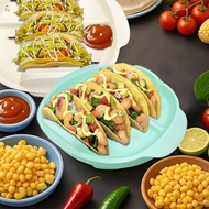 Taco Holder Stand Plate Reusable Large Capacity Taco Holder Dishwasher & Microwave Safe