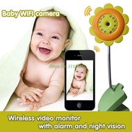 Cute Flower Design WIFI IP Camera Video Night Vision  wireless video baby monitors  For Smartphone iphone 6 plus 5S Samsung Galaxy note 4 3 S6 5 4 Xiaomi 3 4 Redmi