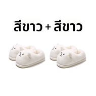 XIXITIAO | รองเท้าใส่ในบ้านป้องกันลื่นด้วยผ้าฝ้าย