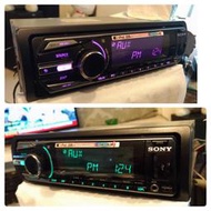 SONY CDX GT700UI 七彩絢麗搖滾音響主機，已改裝成藍芽音樂主機