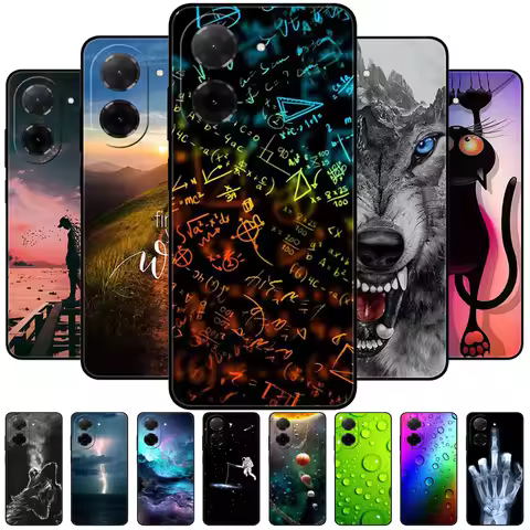 For Redmi A5 4G Case 6.88'' Silicone Animals Wolf Soft TPU Phone Cases for Xiaomi Redmi A5 4G Protec