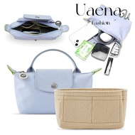 UAENAU Insert Bag, Multi-Pocket Portable Linner Bag,  Travel Felt Storage Bags Bag Organizer Longchamp Mini Bag