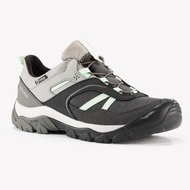QUECHUA 兒童綁帶防水登山健行鞋 CROSSROCK－灰色