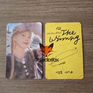 李知恩 IU《The Winning》親筆簽名小卡 + 卡帶