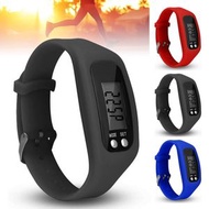紅色 矽膠計步器 LCD電子計步器 手錶計步器