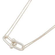 【二手】蒂芙尼 (Tiffany & Co.) 雙鏈項鍊，頸圍 41 厘米，925 純銀，男女皆宜，二手