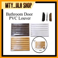 PVC Door Louver Replacement / Bathroom PVC Door Louver Replacement Brown, Choco, White