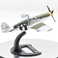 Alloy Body 1/72 American Land Airlines P-51B Mustang Fighter 1944 14606 Finished Product Aircraft Mo