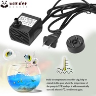 WONDER Submersible Water Pump with LED Light, Submersible Water Pump Kit Aquarium Water Pump, Durabl