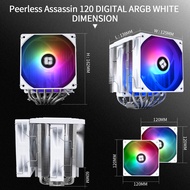 Thermalright Peerless Assassin 120 ARGB DIGITAL BLACK&WHITE CPU Air Cooler PA120 ARGB DIGITAL BLACK&