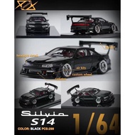 Error404 1/64 Nissan Silvia S14 Modified Version - Black