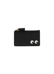 ANYA HINDMARCH EYES LEATHER ZIPPED CARD CASE