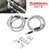 Car modified braided transmission cooler oil hose TH350 700R4 4L60The hose is suitable for Chevrolet