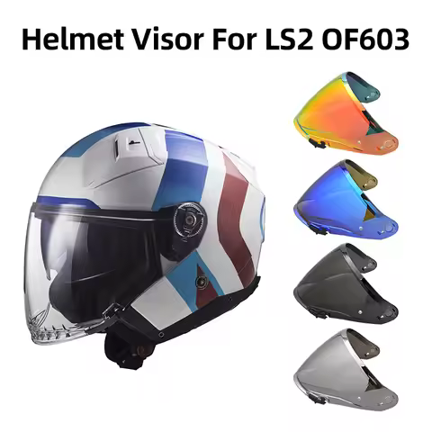 Helmet visor for LS2 OF603 Infinity II Helmet Lens Color-option Sun Protection UV Protection Helmet 