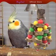 [MagiDeal] Bird Toy Parrot Toy Parrot Best Shreddable Budgie Macaws Canary Cockatoo Wooden