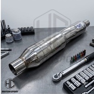 Max Racing Cyclone Tech Resonator Stainless Steel Bullet Car Exhaust