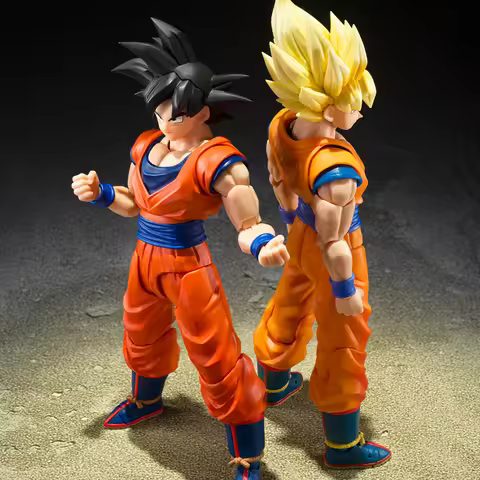 Bandai S.H.Figuarts Dragon Ball Son Goku the Kind-Hearted Saiyan Anime Action Fighter