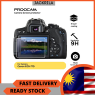 🔥READY STOCK🔥PROOCAM SPC-77D GLASS SCREEN PROTECTOR FOR CANON 77D