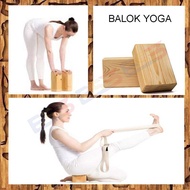 KAYU Solid Wood Yoga block Wooden Yoga block Dutch Teak Wood