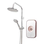MEX เครื่องทำน้ำอุ่น 5100W : รุ่น CODE 5E (RCA) With Rain Shower : สีทองแดง