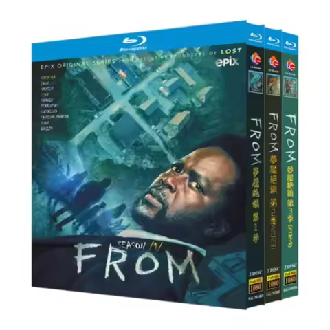 HD TV Series From Seasons 1-3 (2022-2025), Blu-ray 6 Discs English Pronunciation BD DVD