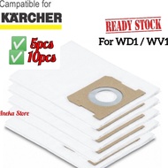Suitable for Karcher Vacuum Cleaner Dust Bag WD1 Classic MV1 WD1S Karcher Filter Vacuum Bag Vakum Be