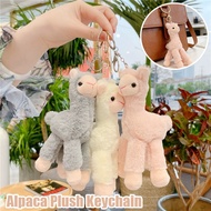 Cute Alpaca Pendant Alpaca Plush Keychain Mini Doll Bag Pendant Keychain Car Decor Pendant