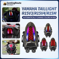 Yamaha R15 V3 V4 R15M RGB Tail Light LED Lampu Belakang Rear Light Integrated Tail Light 7 Colors Wi