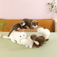 Simulation Otter Doll Doll Cartoon Cute Animal Plush Toy Children Birthday 5S0V