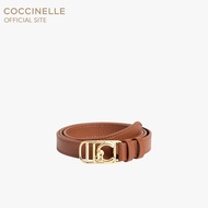 COCCINELLE เข็มขัดผู้หญิง รุ่น C-ME STANDARD BELT 113401 สี COGNAC/COGNAC