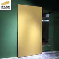 Pintu bilik tidur, pintu tidak kelihatan, tanpa bingkai, tepi sempit, pintu ayun minimalis aluminium