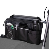 New Product Multi-Pocket Wheelchair Armrest Bag Reflective Strip Light Wheelchair Side Bag Walker Storage Bag GRES