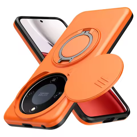 Magnetic Ring Stand Phone Case For Huawei Honor X9B X9C X9A X9D 5G Slide Camera Lens Protection TPU