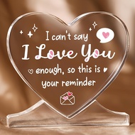 Romantic Love Reminder Desk Decor Anniversary Valentine's Day Gift for Her Him