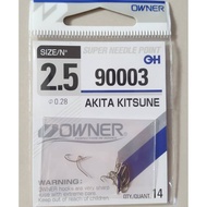 ORIGINAL OWNER AKITA KITSUNE 90003 FISHING HOOK / MATA KAIL PANCING OWNER