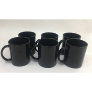 BLACK OPAL 6PCS MUG SET/6PCS MUG HITAM