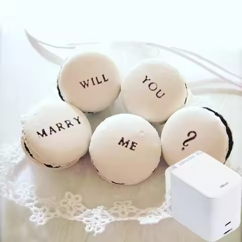 Mbrush Mini Handheld Pattern Printer Ink Portable Inkjet Pen Printing Custom DIY Bread Macarons Coff