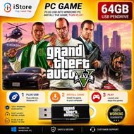 Grand Theft Auto V GTA 5 installer Pendrive USB 64GB PC Game with installation Video gta 5
