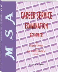 MSA CAREER SERVICE EXAM REVIEWER