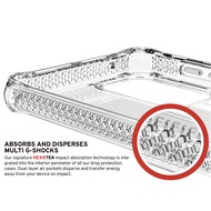 SAMSUNG Galaxy A73 Case ITSKINS HYBRID CLEAR Shockproof Antimicrobial - BlackTransparent