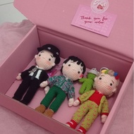 Crochet Keychain Dear Insanity DPR IAN | Amigurumi Keychain | Knitted Doll