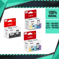 Canon PG-47 / CL-57 / CL-57s Ink Cartridges untuk E400/E410/E460/E470/E480/E4270/E3170/E3370/E3470/E